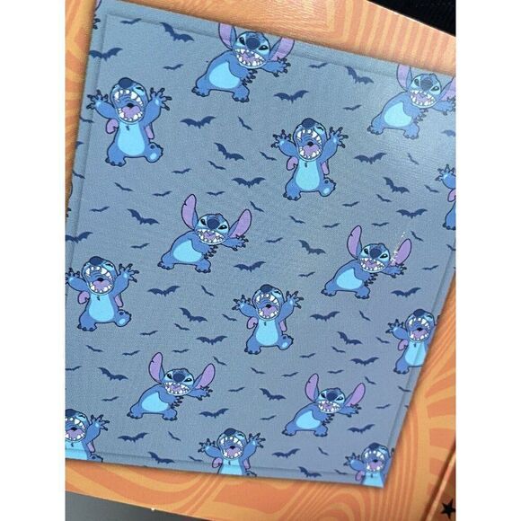 Disney Stitch Halloween Bats Dark Gray Soft Plush Throw Blanket 60” x 70” NEW - Picture 6 of 12